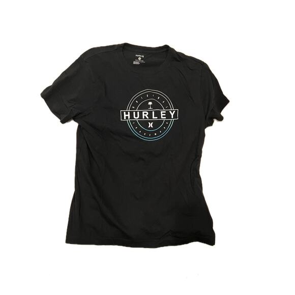 Hurley Black T-Shirt Mens L - Picture 1 of 3